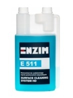 ENZIM E511 Płyn do mycia mebli biurowych z drewna plastiku drzwi okien 1L