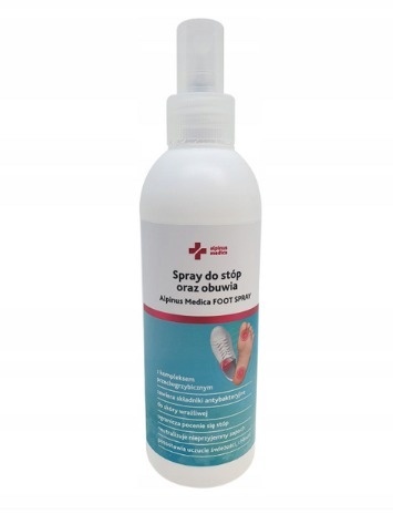 Spray do stóp oraz obuwia Alpinus Medica FOOT SPRAY przeciwgrzybiczy 250 ml