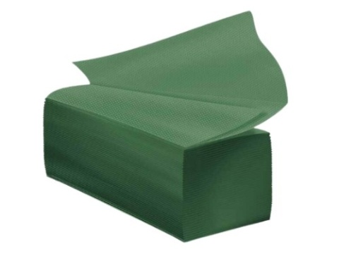 Ręcznik V FOLD a'4000 eco-green 25x23 makulatura zielona 1 warstwa
