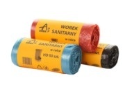 Worki na śmieci czarny kolor: czarny 35L 50 szt A3 Aglo